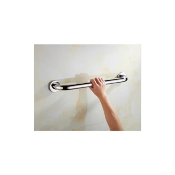 Suport de baie din otel inoxidabil, maner de siguranta, non-alunecare, 30x5cm