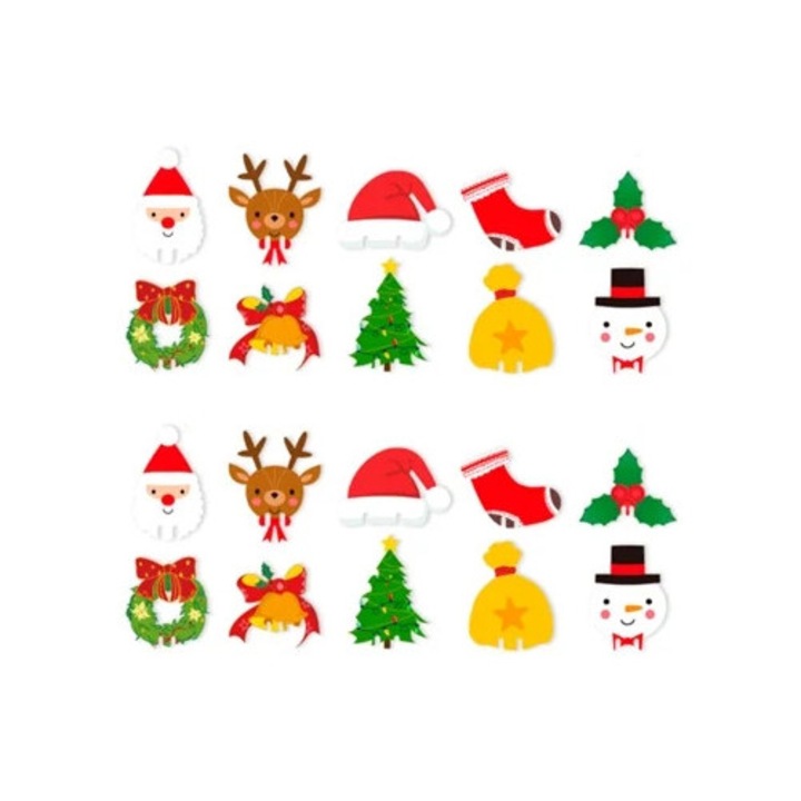 Комплект от 100 Коледни Маркера за Чаши за Вино, Декорации, Идентификатори за Напитки