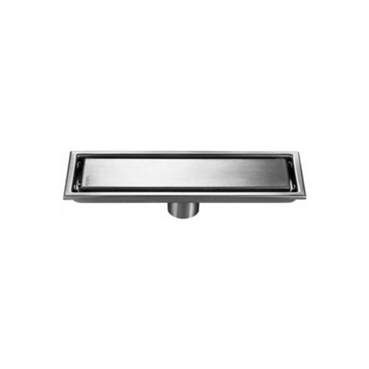 Conducta de scurgere pentru dus din otel inoxidabil, 10x20cm