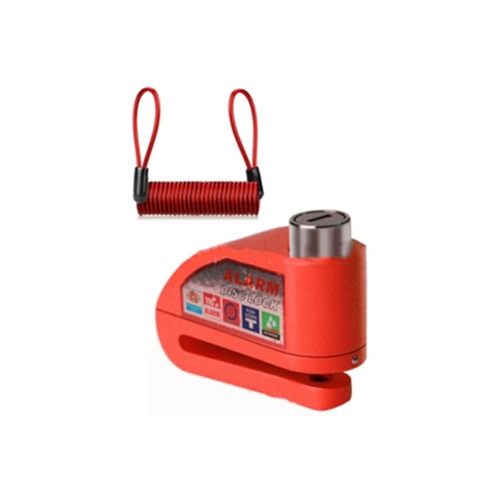 Alarma de securitate cu disc de frana pentru motociclete, 110dB