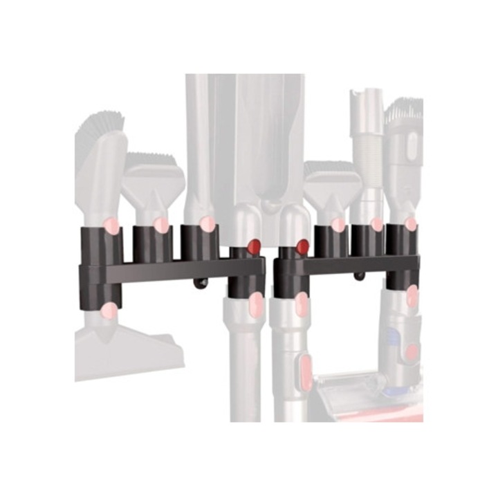Suport de perete pentru aspiratoare Dyson V11, V10, V8, V7, set de 2, 10 sloturi