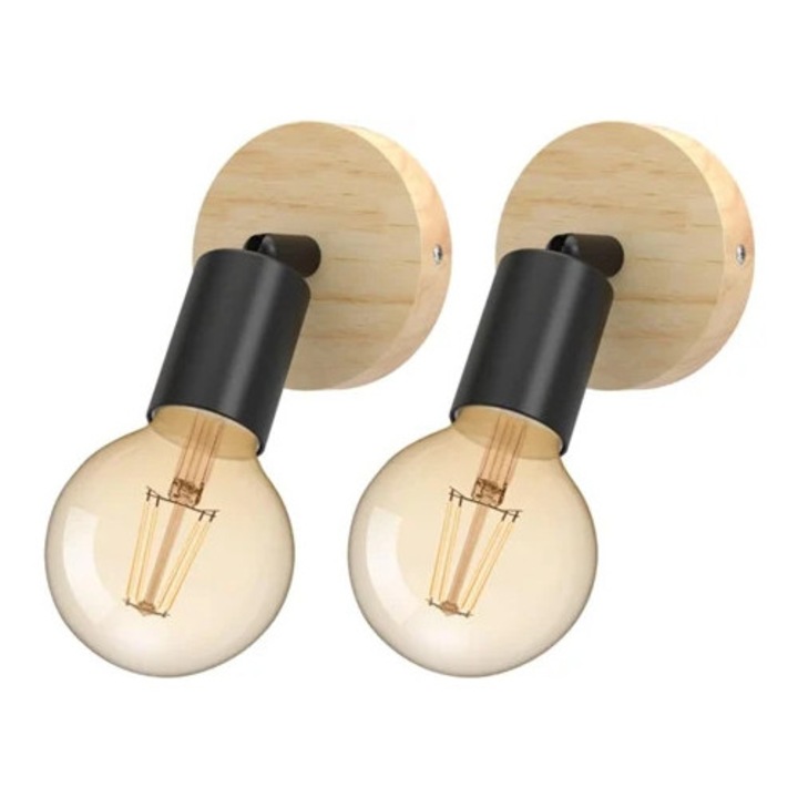 Aplica de perete vintage industriala, stil gooseneck, directie ajustabila, retro