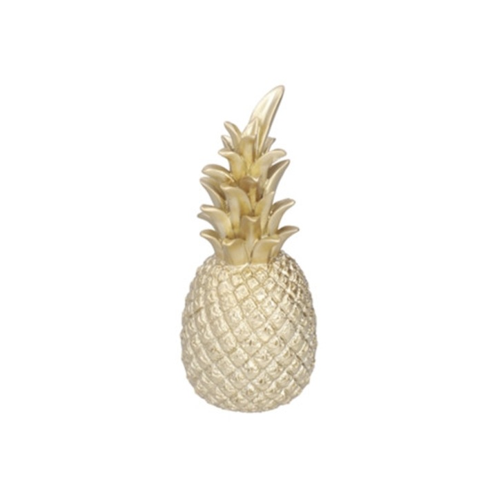 Decoratiune ananas artificial din rasina, stil nordic, pentru acasa si birou