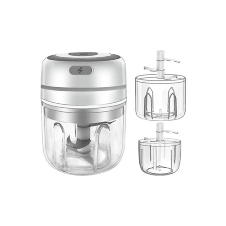 Резачка 4-в-1, мощен мотор, работа с един бутон, цвят C