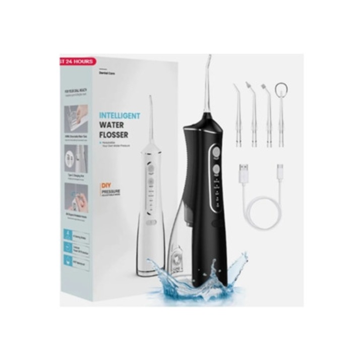 Hordozható szájzuhany, IPX7 vízálló, Precisionpulse technológia, újratölthető, ideális utazáshoz