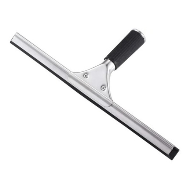Чистачка за прозорци, ергономична, рамка от неръждаема стомана, 30x45см