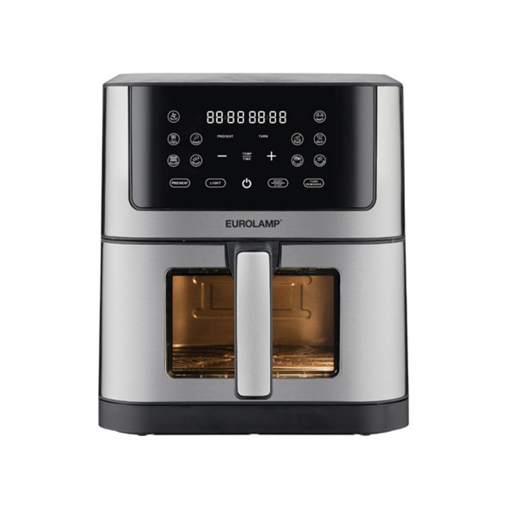 Friteuza cu aer cald, Syntrox, 1400 W, 10 l, Alb/Albastru