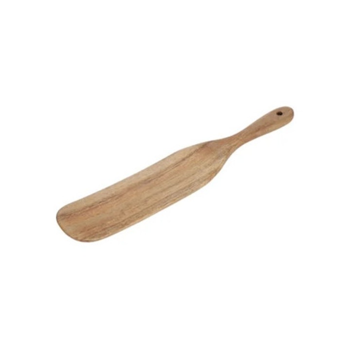 Spatula din lemn de tec pentru bucatarie, maro