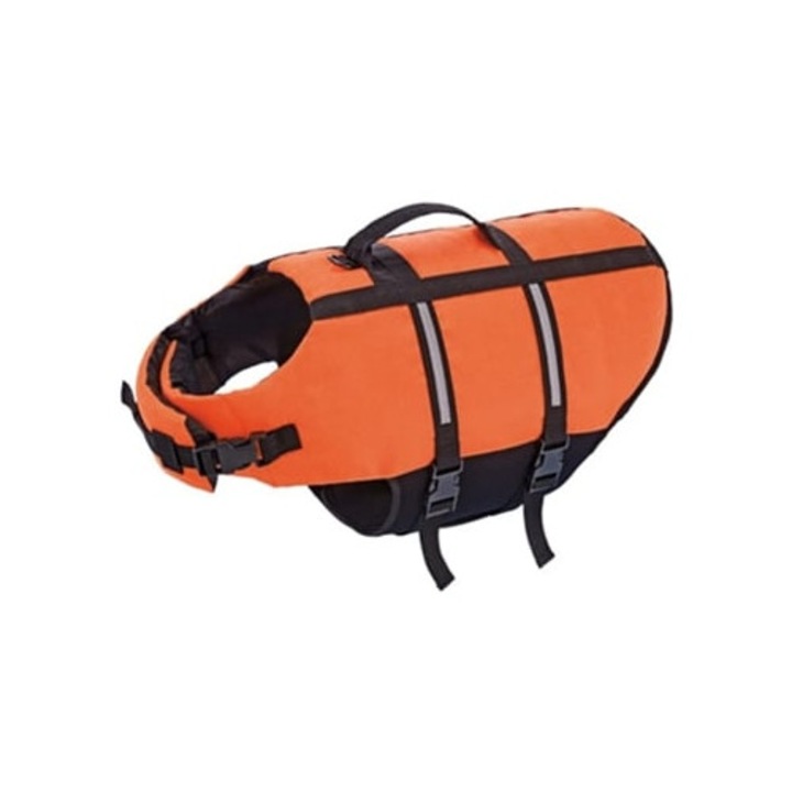 Jacheta pentru caini, portocalie, material ripstop, dimensiuni pentru caini mici pana la mari