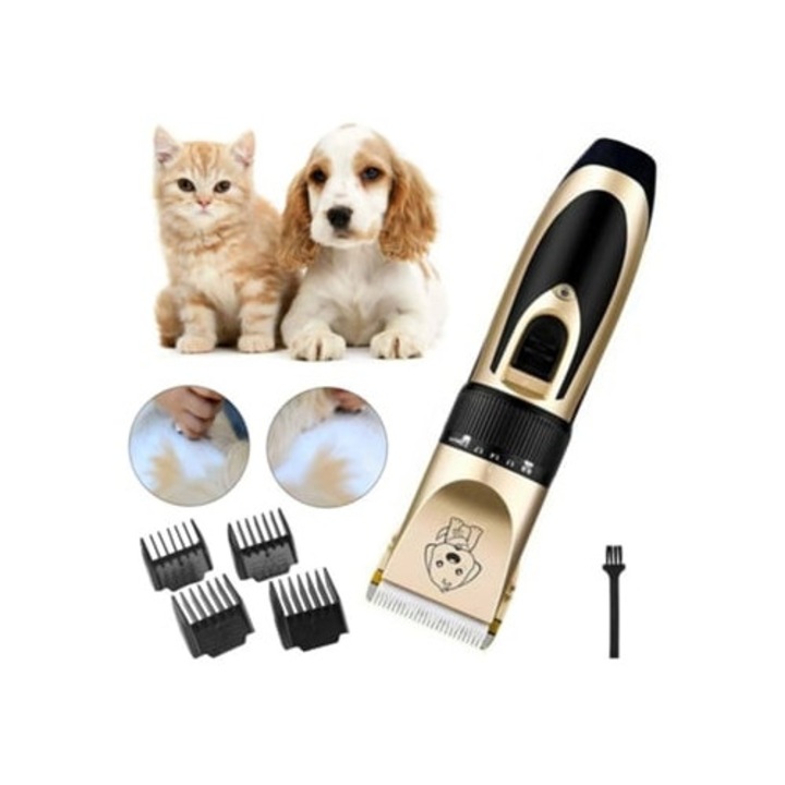 Masina de tuns pentru caini, fara fir, lama rezistenta la apa