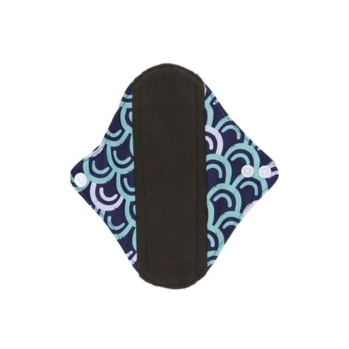 Újrafelhasználható betétek, karbonizált bambusz anyagból, 3 darabos szett, környezetbarát, mosható