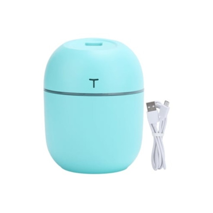 Hordozható mini USB 5V párásító illóolaj diffúzorral és LED éjszakai fénnyel