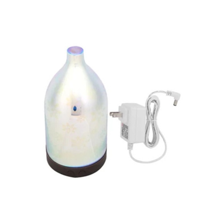 Umidificator aromaterapie ultrasonic 100ml, cu lumina de noapte LED