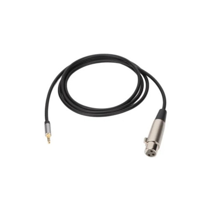 XLR anya – 3.5mm apa adapter kábel, mikrofonokhoz, keverőkhöz és billentyűzetekhez