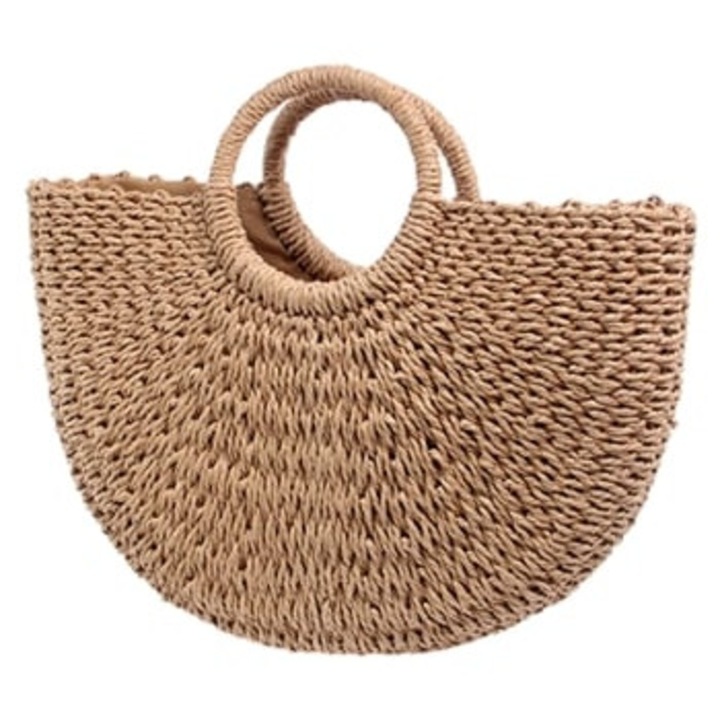 Női válltáska, elegáns design, barna színű, egy méret