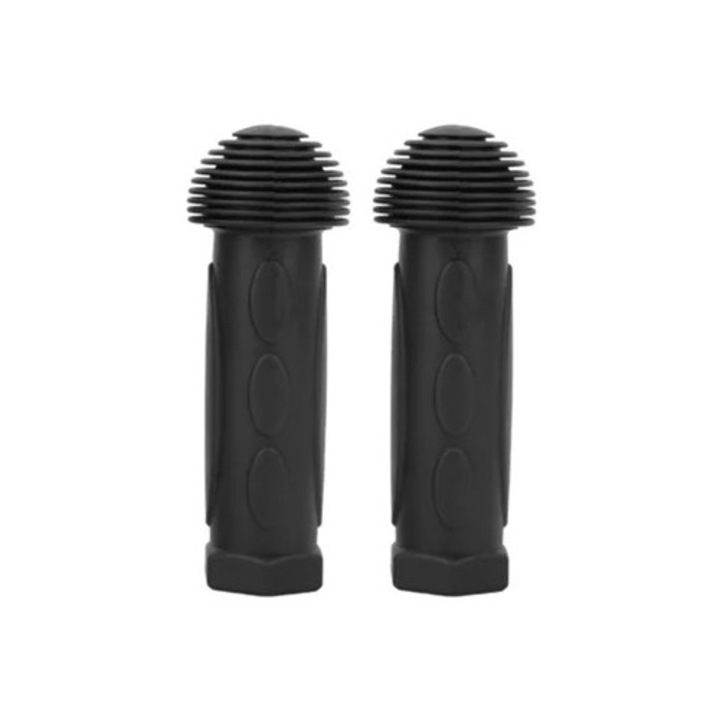 Mansoane din cauciuc antiderapante pentru biciclete, triciclete si trotinete, set de 2