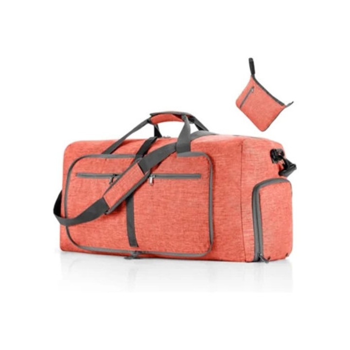 Utazótáskák cipőrekesszel, vízálló, összecsukható, állítható pánttal, többszínű, különböző méretek.