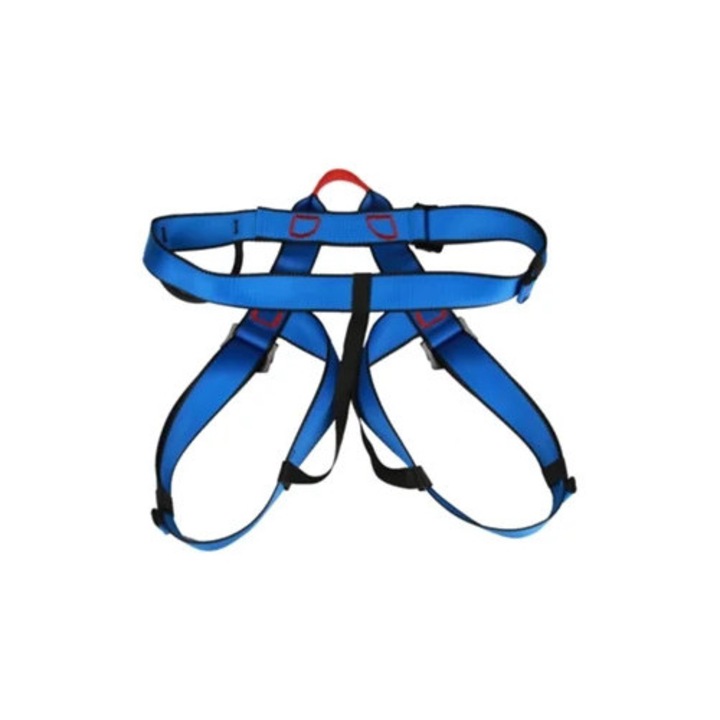 Centura de siguranta pentru alpinism, albastra