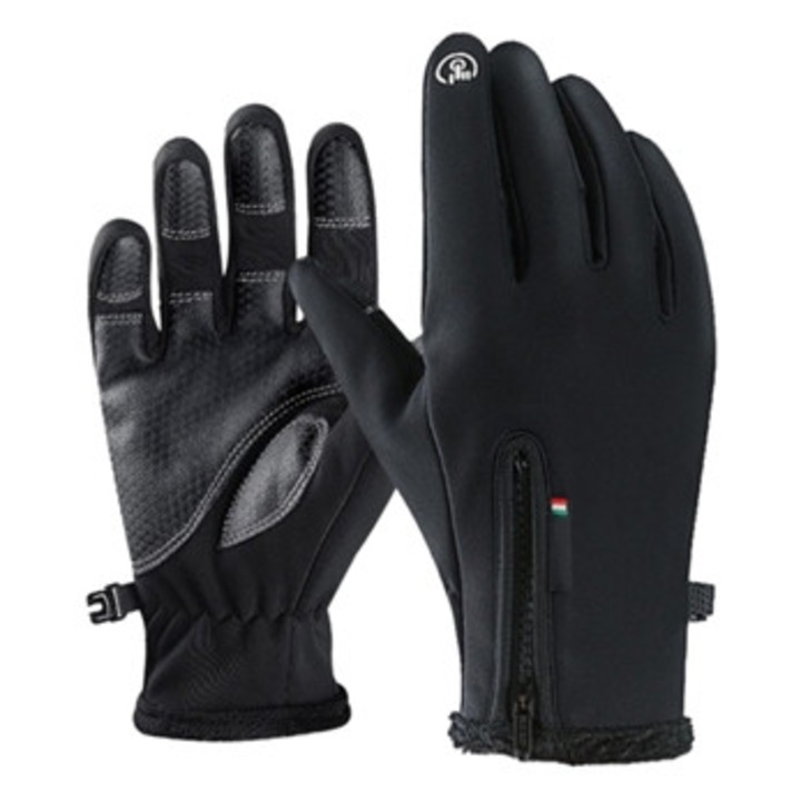 Manusi de iarna pentru barbati, rezistente la vant, impermeabile, calduroase, pentru lucru in aer liber