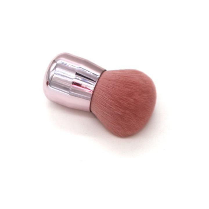 Pensie retractabila pentru fond de ten, set de calatorie Kabuki cu capac, aplicare fond de ten lichid, crema sau pudra