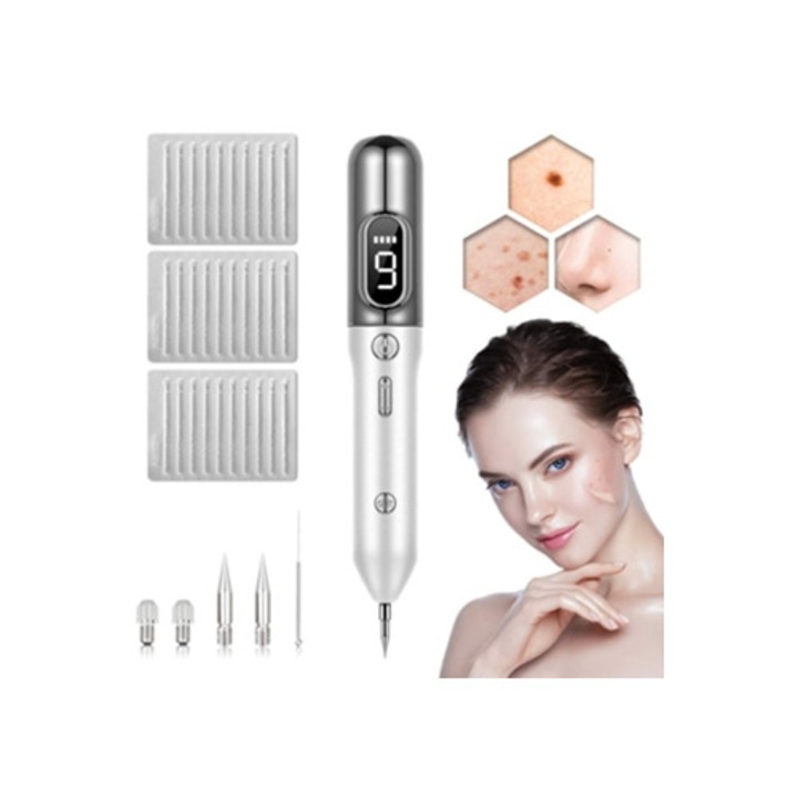Aparat de infrumusetare portabil, USB, ace interschimbabile, ajustabil, pentru eliminare puncte negre