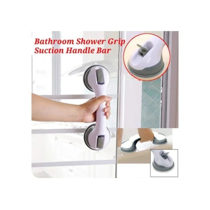Suport de baie cu ventuza, maner pentru cada si dus, siguranta pentru varstnici