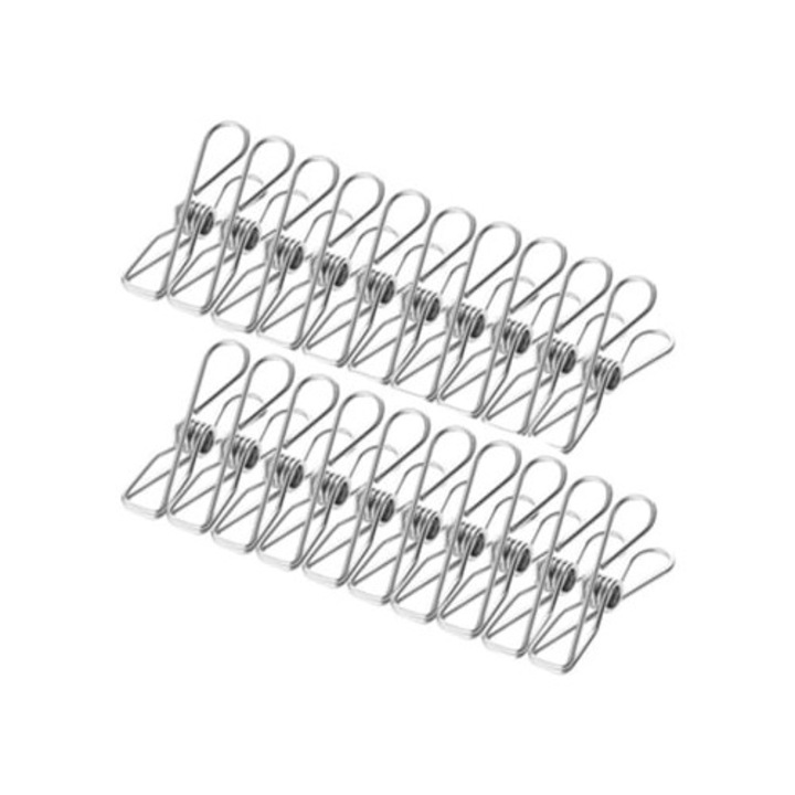 Щипки за хранителни торбички, за многократна употреба, от неръждаема стомана
