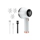 Aspirator electric de curatat scame, reincarcabil USB, lame din inox, 3 viteze
