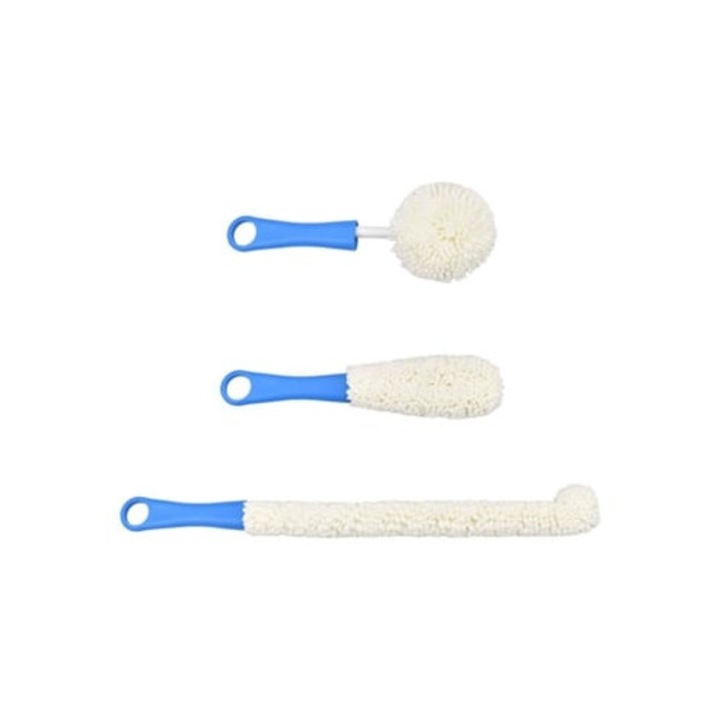 Üvegtisztító kefék, pohármosó kefekészlet, többszínű