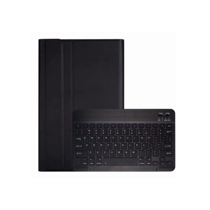 Tastatura tableta wireless Bluetooth, design detasabil, material premium, confortabila, silentioasa