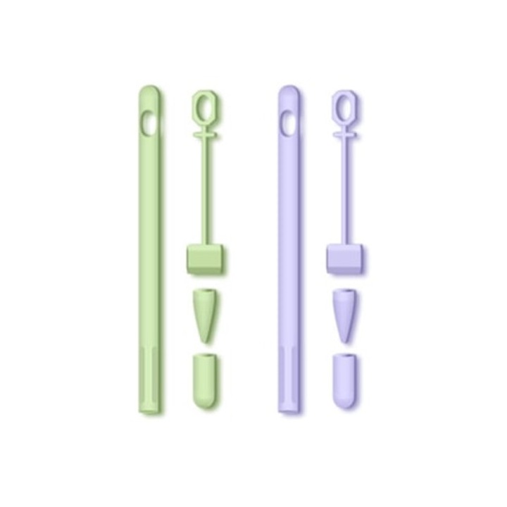 Név: Szett 1/2/3 db szilikon tok Apple Pencil 1. generációhoz, puha védelem, csúszásmentes