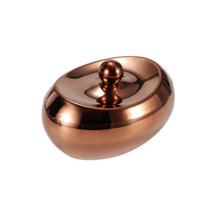 Scrumiera exterioara cu capac, rezistenta la vant, fara miros