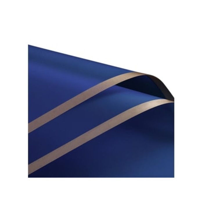 Опаковъчна хартия за букети цветя, водоустойчива, със златен кант, комплект