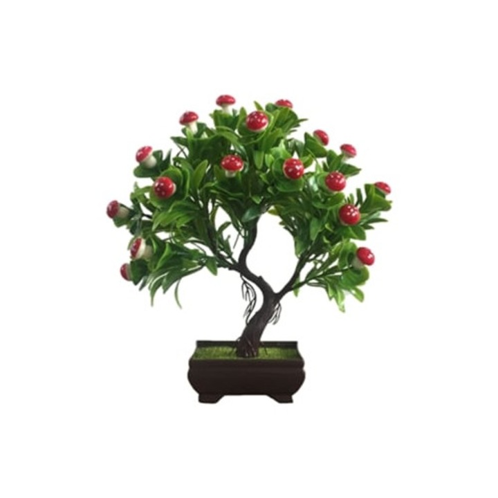 Műbonsai gyümölcsszimulációval, 2 darabos készlet, otthoni irodai dekorációhoz