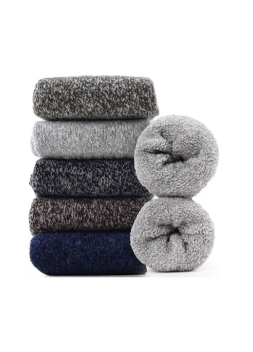 Sosete dama 35-40, set de 5 perechi, calduroase, groase