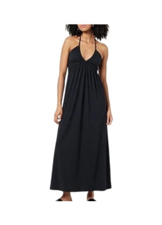 Rochie de dama, guler halter, volane, poliester, S INTL