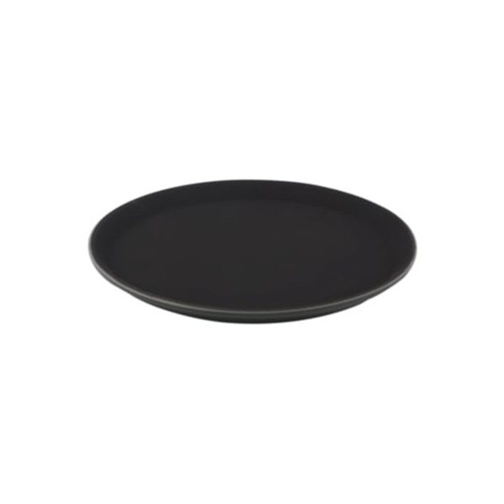 Tava servire rotunda din plastic, v1400, pentru cafea, ceai si mancare, multicolor, 40x30cm