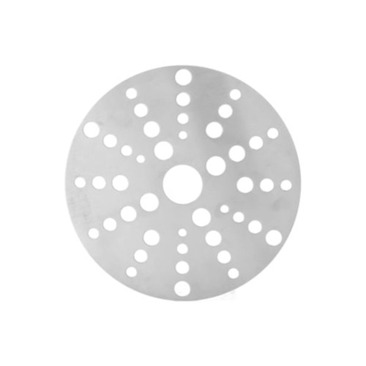 Placa magnetica conductiva pentru tigaie, inox, pentru plita cu inductie, argintiu