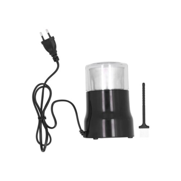 Електрическа мелничка за кафе, неръждаема стомана, 220V, черна