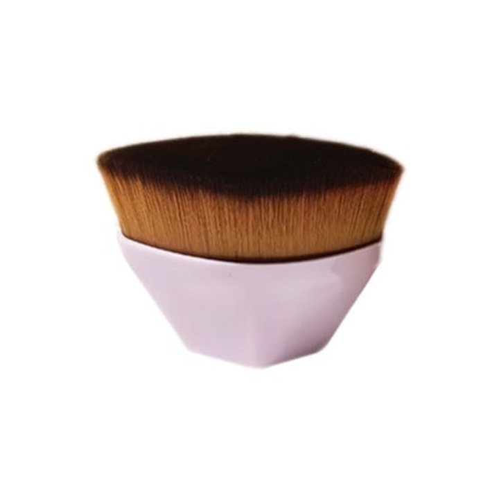 Pensula de fond de ten Diamond, aplicare uniforma, pentru machiaj lichid sau pudra