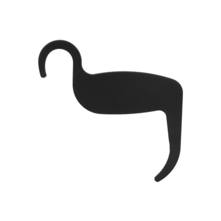 Sablon pentru machiaj facial, contur nas/sprancene/pometi, negru