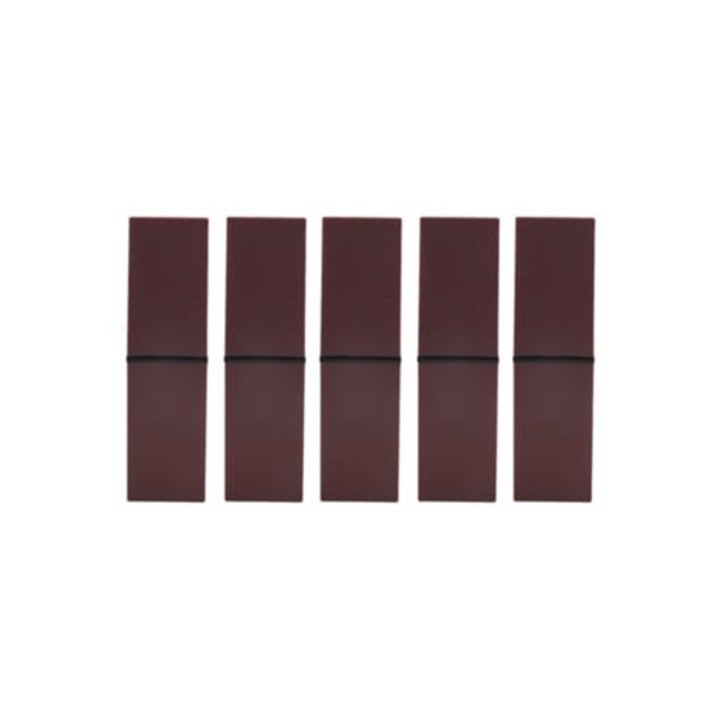 Set 5 tuburi goale pentru balsam de buze, rosu si mov, accesorii machiaj