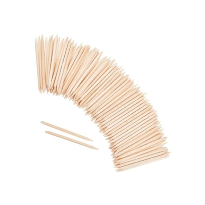 Betisoare portocalii pentru unghii, instrument multifunctional pentru cuticule