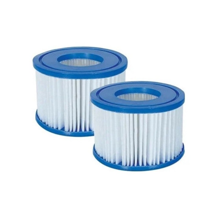 Set de 2 cartuse de schimb pentru filtru de spa gonflabil, Alb/Albastru
