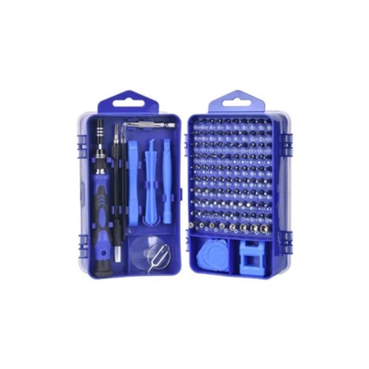 Trusa de scule electronica, Albastru