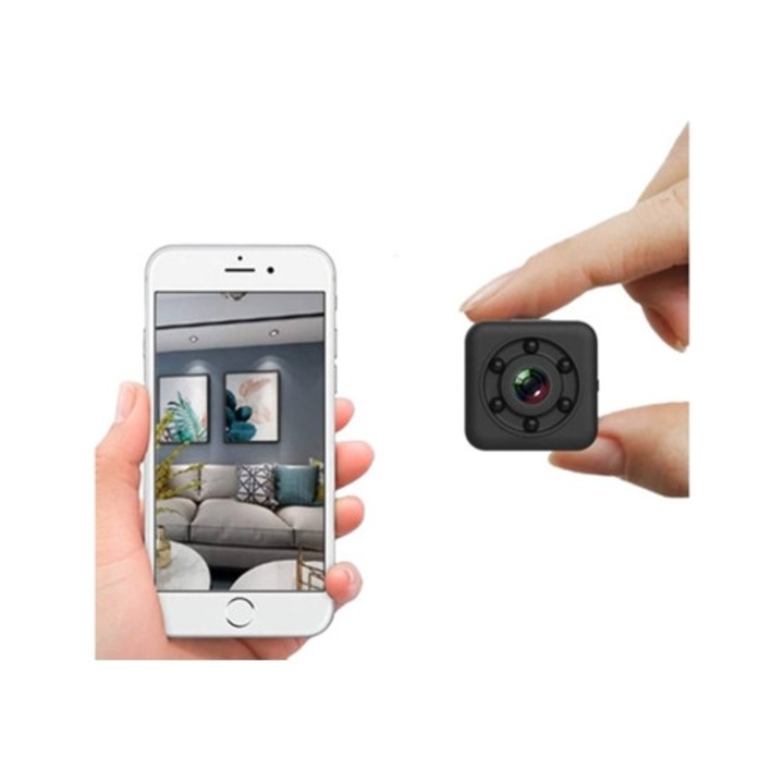 Camera de supraveghere Mini, negru