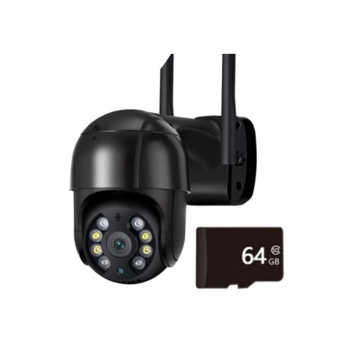 Camera de supraveghere HD, neagra, SZSMART HISEEU