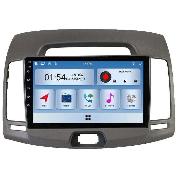 Multimedia player auto, 6GB RAM, 128GB ROM, Carplay, Bluetooth, compatibil Hyundai Elantra 4 HD (2006-2012)