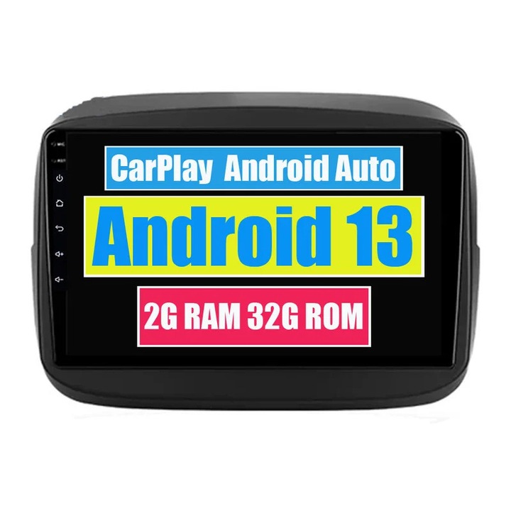 Multimedia player auto compatibil Fiat Mobi 2016-2022, Android, Bluetooth, GPS