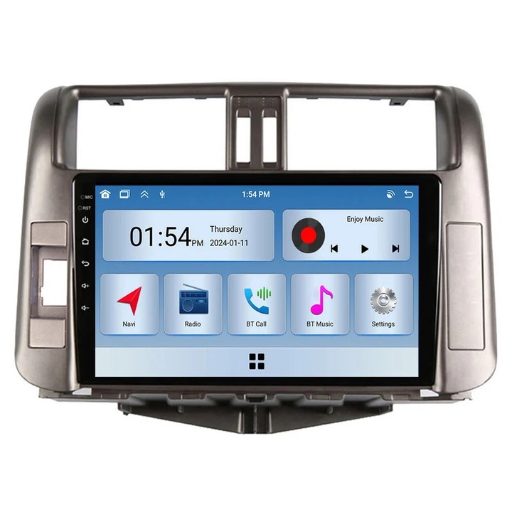 Player multimedia auto, 6GB RAM, 128GB ROM, Bluetooth, GPS, compatibil Toyota Land Cruiser Prado 150 (2009-2013)